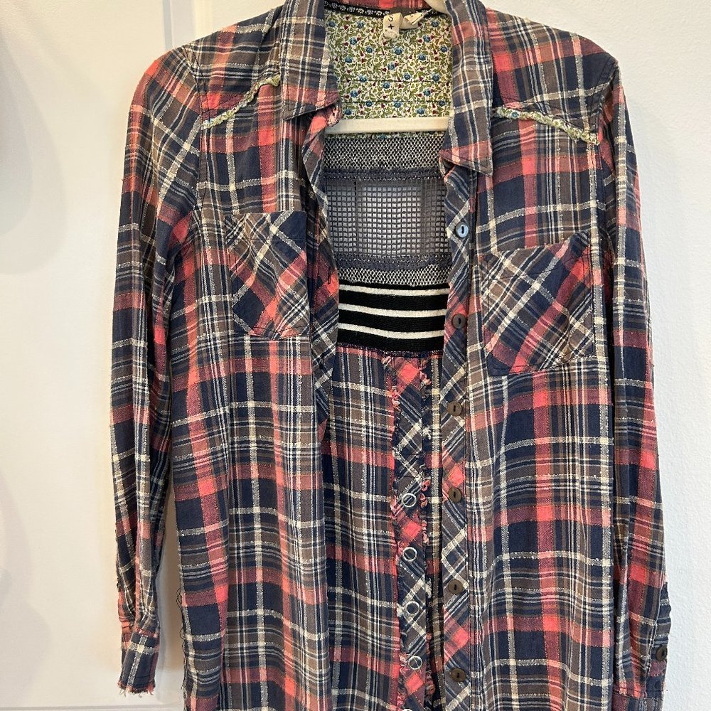 Free People Button Up Shirt